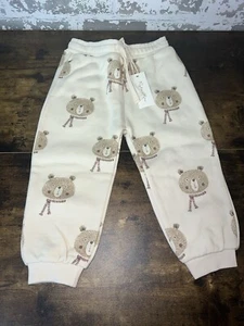 NWT! Rylee + Cru Jogger Sweatpants - Bear Print - Size 18-24M $48 - Picture 1 of 7