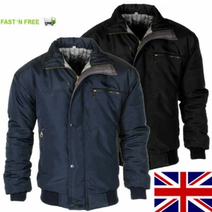 Para Hombres Raiken Sky Diver Bombardero Chaqueta Acolchada Cálida Acolchada Trabajo Abrigo de Invierno - Imagen 1 de 6