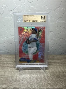 2014 Topps High Tek Yordano Ventura Red Storm Diffractor Rookie RC /10 BGS 9.5 - Picture 1 of 1