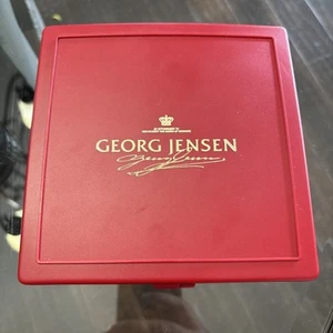 1993 Flemming Eskildsen Christmas Ornament Georg Jensen w/ Case Gold Plated Star - Picture 1 of 3