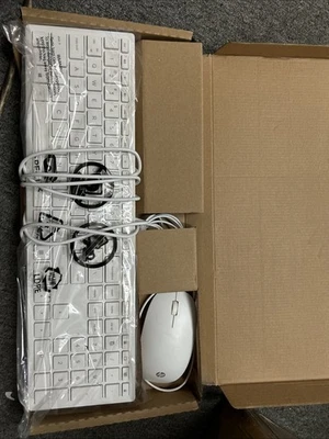 HP Lifestyle Wired Mouse (TPC-P001M) and Keyboard (TPC-P001K) - Image 1 of 4