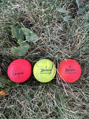 3 Used Srixon Q Star Tour Golf Balls - Image 1 of 3