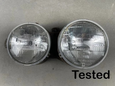 Conjunto de faros laterales derecho pasajero BMW E21 320i 1977-1983 probado Foto 1 de 4