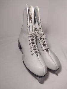 Patines de hielo vintage artesanías proyectos de pintura decoración navideña imitación cuero #8 - Imagen 1 de 7