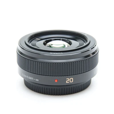 Panasonic Lumix G 20mm F/1.7 II ASPH. Black (MFT) -Near Mint- #186 - Image 1 of 4