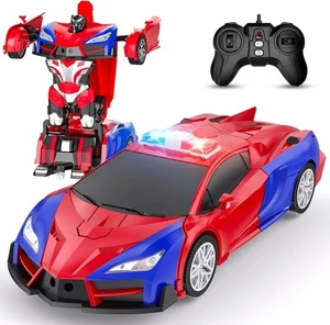 Remote Control Car for Kids, Rc Cars Boys Age 8-12, One Button Red - Picture 1 of 8
