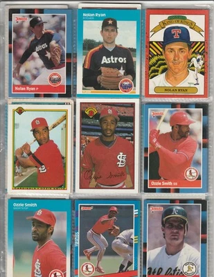 Bowman Topps Fleer бейсбольные дебютанты Бо Джексон Барри Бондс Марк МакГвайр Оззи S. - Изображение 1 из 4