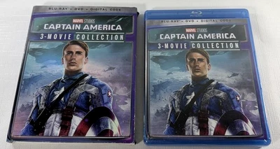 Captain America Trilogy: 3-Movie Collection Blu-Ray/ DVD/Digital w Slipcover - Image 1 of 4