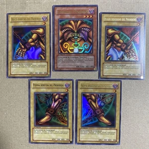 YuGiOh Exodia the Forbidden One LDD-S124 etc. set Spanish 1st Ultra Rare - Picture 1 of 16