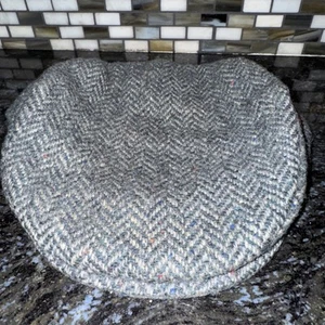 Cappello Hanna berretto piatto vintage in tweed taglia L 100% lana. Made in Ireland - Foto 1 di 10