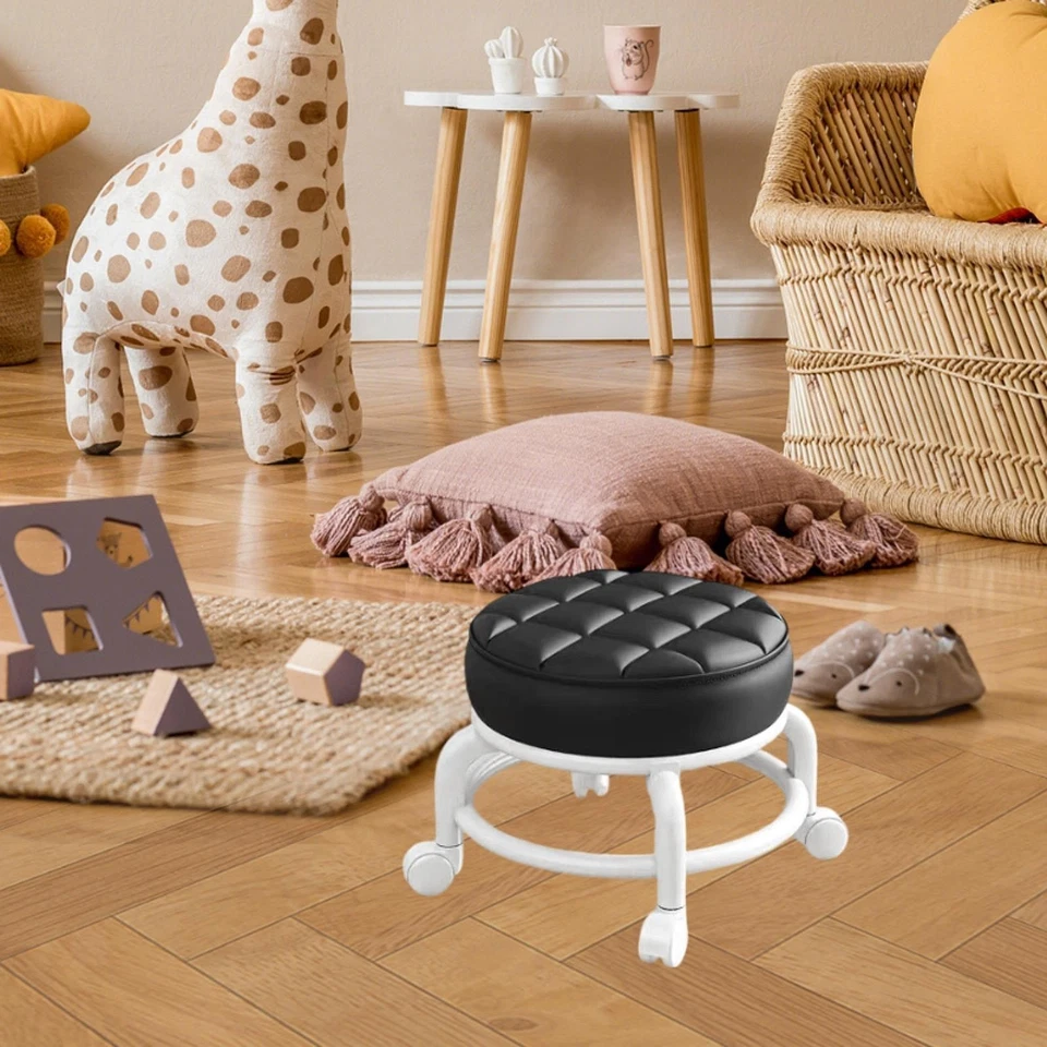 Low Roller Seat Stool Housework Stool Round Lightweight Comfortable Women Swivel - Image 1 of 1