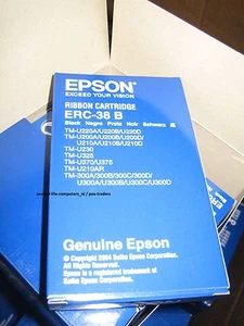 5x Epson ERC-38 B Black Ribbon 10343812628 TM-U325 TM-U220 TM-U230 TM-U210 NEW - Afbeelding 1 van 1