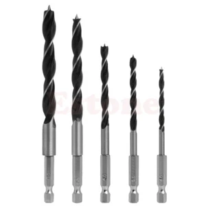 4 5 6 8 10mm 5pcs Quick Change Metal Tools 1/4" Hex Shank HCS Drill Bit Set - Bild 1 von 8