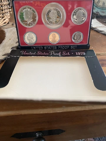 1979 Proof Set Type 1 U.S. Mint Original Government Packaging OGP Collectible Cover