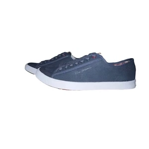 Ben Sherman Eddie Script Lace Shoes Size 8M Men’s Navy Black Nylon New in box - Picture 1 of 10