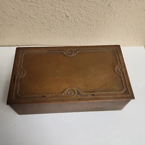 Bronze Antique Cigarette Humidor Box or Jewelry Chest, Silvercrest #E22517 RJB9D - Picture 1 of 9