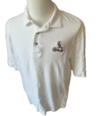 Antigua Arizona Cardinals MLB Embroidered VINTAGE Cotton Polo Shirt Size Medium - Image 1 of 4