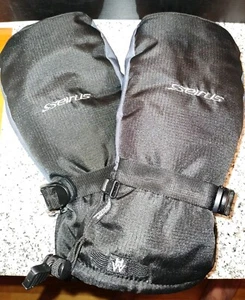 Seirus Unisex Mittens. Charcoal Black Gray Insulated Heatwave Accel Sz XL #1253 - Picture 1 of 3