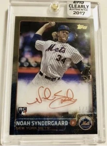 Noah Syndergaard 1/1 Auto Incredibly Tough Pull !! Clearly Authentic Gold - Picture 1 of 1