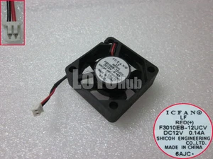 For IC-FAN F3010EB-12UCV 3cm 12V 0.14A Quiet cooling fan 2wire 2-pin - Picture 1 of 3