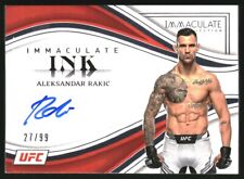 2023 Immaculate Collection UFC Immaculate Ink #IIARK Aleksandar Rakic Auto /99