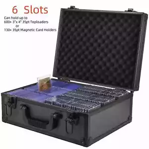 Graded Card Case Storage Box for 600+ 35PT 3"x4" Toploaders Trading Sports Cards - Picture 1 of 4