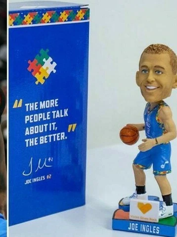 Salt Lake City Stars Utah Jazz 2020 Joe Ingles SGA bobblehead bobble Australia Cover
