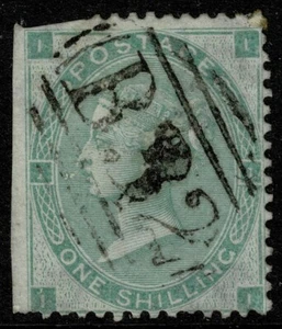 1862 GB Used Abroad BUENOS AYRES B32 1/- Green SG90 Z23 Pl 2 II GU Cat. £170.00 - Picture 1 of 1