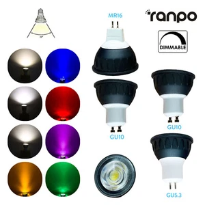 10w Dimmable Led Spotlight Bulb 12v 24v 220v 240v Gu10 Daylight Cob Decoration - Picture 1 of 16