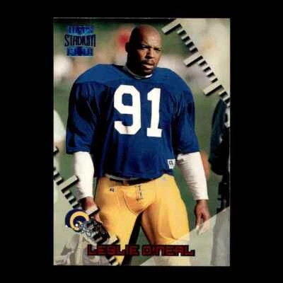 Leslie O'Neal 1996 Stadium Club Los Angeles Rams #317 R329A 11 - Image 1 of 2