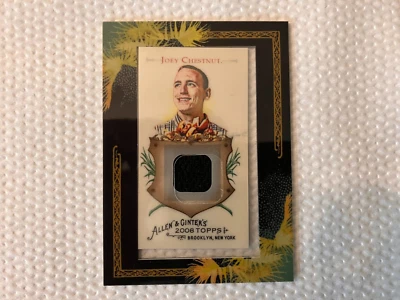 2008 Topps Allen & Ginter Joey Chestnut Framed Mini Relic #AGR-JC  - Image 1 of 2