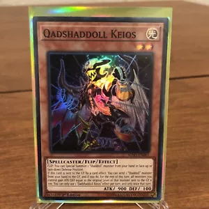 Yugioh Qadshaddoll Keios Super Rare Holo Foil Card SDSH-EN001 TCG Konami MP - Picture 1 of 12