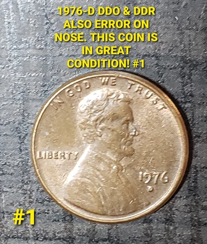 1976 DDO & DDR FS-101 Double Die Obverse & Reverse  Lincoln Cent 1976 D DDO/DDR Cover