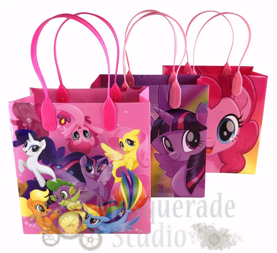 12pcs Hasbro My Little Pony Goodie Party Favor Gift Birthday Loot Bags