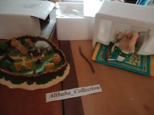 SCENE ** TAPIS VOLANT VILLAGE ASTERIX ** FIGURINE COLLECTION ATLAS RESINE BOITE - Picture 1 of 5