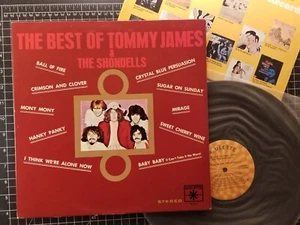 TOMMY JAMES & THE SHONDELLS The Best Of LP 1970 VG+/VG+ w/ INNER Vinyl ROULETTE - Picture 1 of 8
