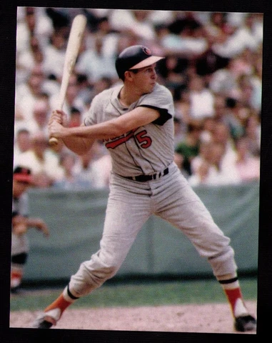 Brooks Robinson FOUR COUNT (4) Postcards Baltimore Orioles IN ACTION BATTING! Cover