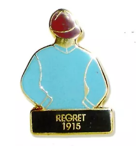 REGRET - 1915 Kentucky Derby Winner Jockey Silks Pin - Picture 1 of 1