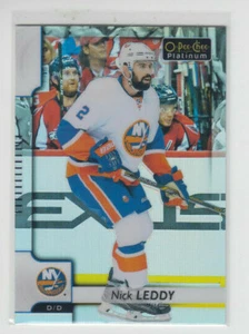 17/18 OPC Platinum New York Islanders Nick Leddy Rainbow card #63 - Picture 1 of 2