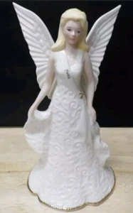 New LENOX PORCELAIN American By Design Collection "FAITH ANGEL" Figurine W Box. - Picture 1 of 5