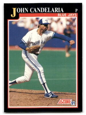 John Candelaria 1991 Score Baseball #791 Toronto Blue Jays - Image 1 of 2