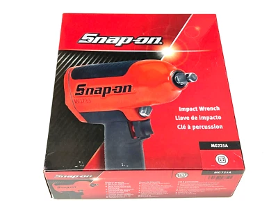 Snap On Tools NEW MG725A 1/2"dr Red Heavy-Duty Air Impact Wrench w/Boot 810Ft Lb - Image 1 of 4