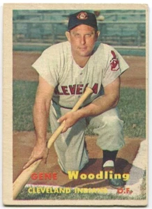 1957 Topps #172 Gene Woodling Cleveland Indians - Picture 1 of 2