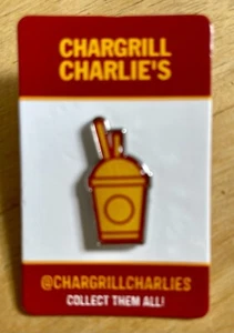 Chargrill Charlie's Pin Collection (Drink container w/straws) Collectable - Picture 1 of 2