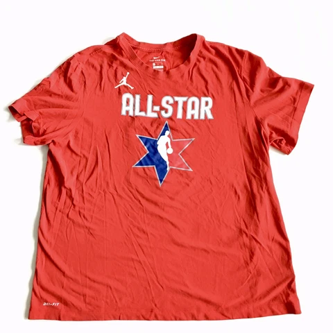 Nike James Harden 2020 NBA All Star Jordan Dri Fit T-Shirt Red Team Men’s XXL Cover