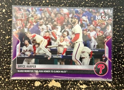 2022 Topps Now BRYCE HARPER Purple Parallel #1125 (21/25) - Image 1 of 2