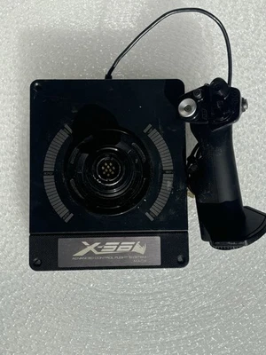 Logitech X56 H.o.t.a.s. RGB Stick Simulation only  - Black Untested As Is ! Read - Image 1 of 4