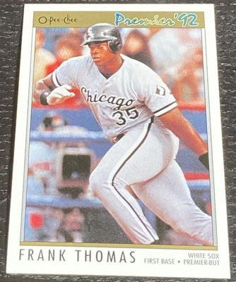 1992 O-Pee-Chee Premier #59 Frank Thomas Chicago White Sox HOF - Image 1 of 2