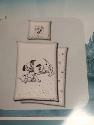 Parure de lit enfant housse de couette 101 DALMATIENS DISNEY 1 personne coton - Photo 1/3