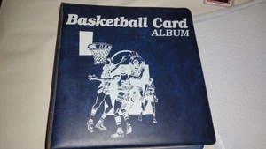 Album Binder And Card Lot 250+ Vintage Late 80s Early 90s NBA Basketball CARDS  - Picture 1 of 24